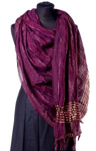 Elegantní indická šálka bordová st1877